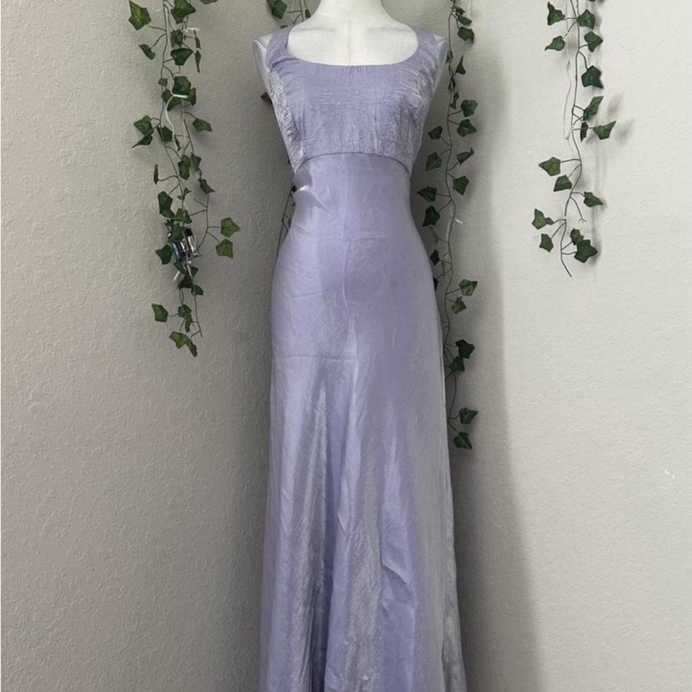Alex Evenings Light Purple Maxi Dress